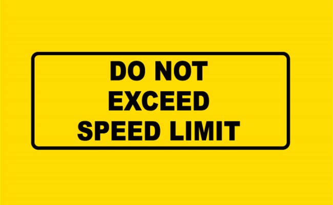 Excessive Speed is a Major Cause of Road Crashes... Watch Out!