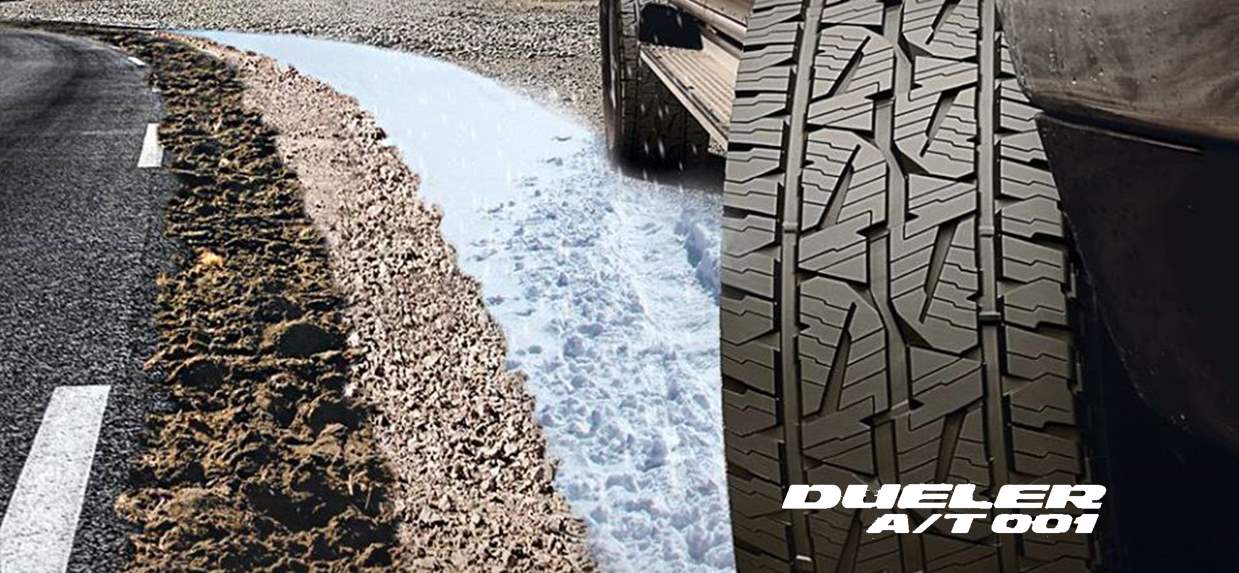 Bridgestone Tires in Lebanon | Bridgestone Dueler A/T 001: All season  performance | Tires highlights